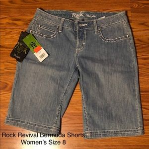 Rock Revival Bermuda Shorts
